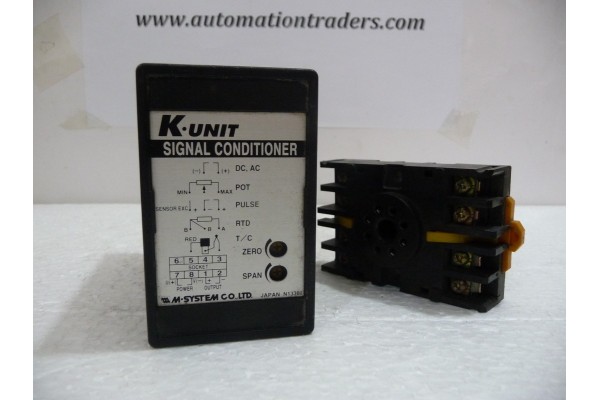 K-Unit Signal Conditioner, KVS-OA-C, M-System, Japan  (14 Days Warrenty on Entire Stock)